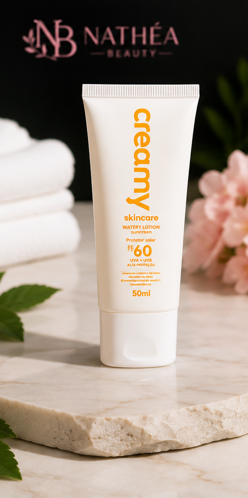 Creamy Watery Lotion FPS 60 50ml - foto principal NATHÉA Beauty