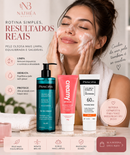 Rotina de skincare para pele oleosa NATHÉA em três passos