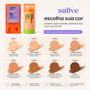 Guia de 8 cores do Protetor Solar Sallve FPS 90