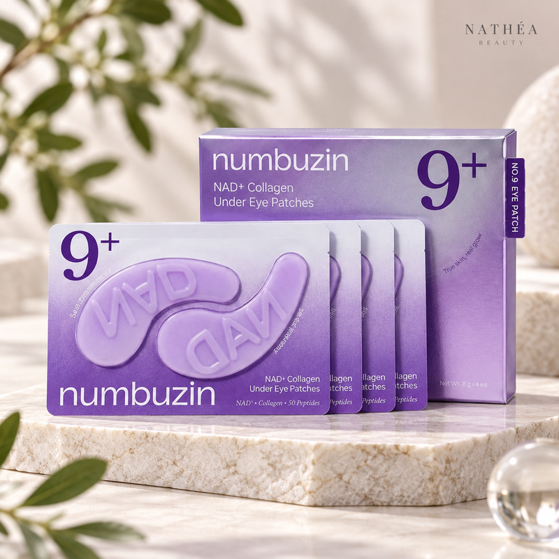 Numbuzin No.9 NAD+ Collagen Under Eye Patches 5 pares - NATHÉA Beauty